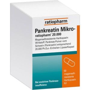 PANKREATIN Mikro-ratio.20.000 magensaftr.Hartkaps.