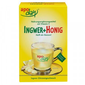 APODAY Ingwer+Honig+Vitamin C Pulver